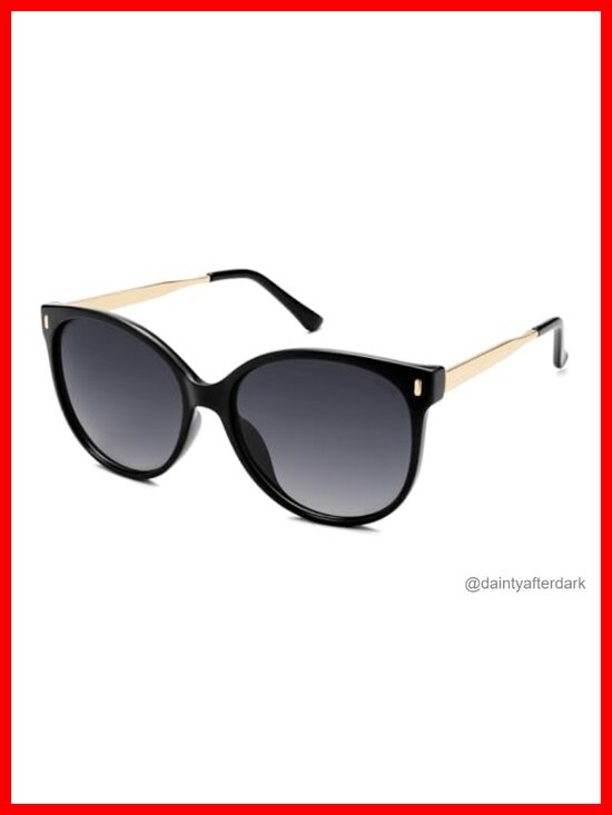 Round Polarized Sunglasses Oversized Trendy UV400 Protection main image 5